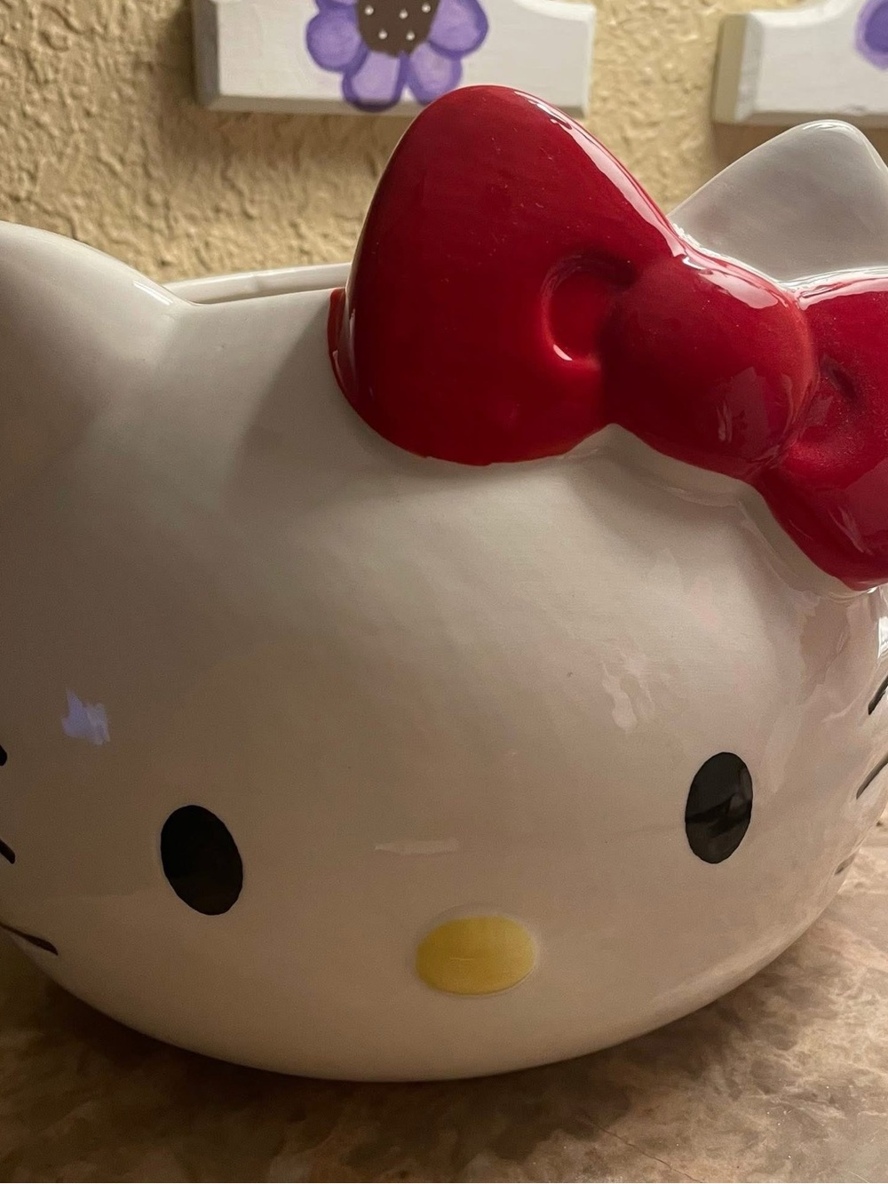 Hello Kitty Ceramic Plant Pot